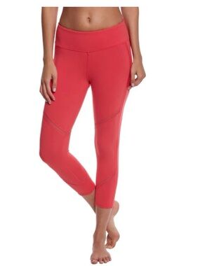 ALO Continuity Yoga Capris Coral Flawed